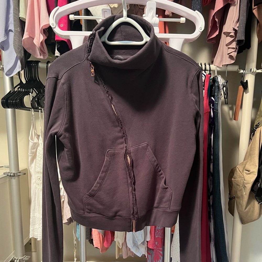 frank and eileen tee lab asymetric zip up Sweatshirt jacket